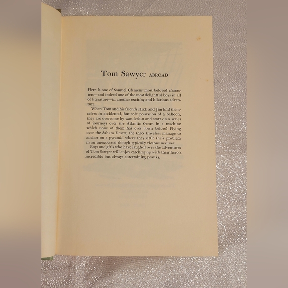 1965 HC Tom Sawyer Abroad by Samuel Clemens Companion Library Grosset & Dunlap - Picture 3 of 8